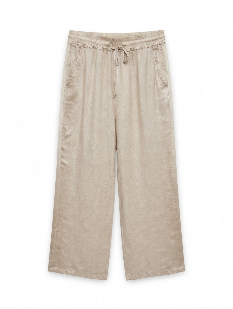 Wholesaler SUNSHINE - Women's Pants 100% Linen Made in Italy Spring/Summer 2026
