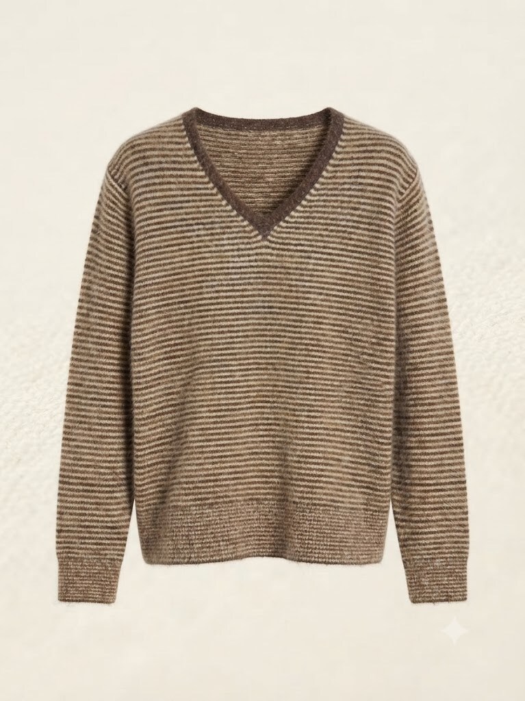 Wholesaler SUNSHINE - WOMEN'S SWEATER WOOL VISCOSE BLEND. STRIPED PATTERN. FALL/WINTER 2026/2027