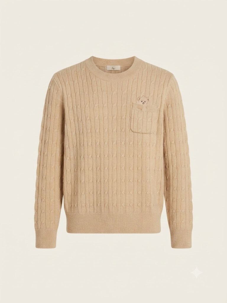 Mayorista SUNSHINE - JERSEY MUJER MEZCLA DE VISCOSA Y ELASTANO CON OSITO OTOÑO/INVIERNO 2026/2027