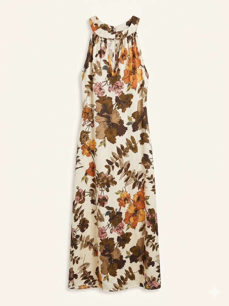 Mayorista SUNSHINE - VESTIDO MUJER HECHO EN ITALIA 100% VISCOSA ESTAMPADO FLORAL VERANO 2026