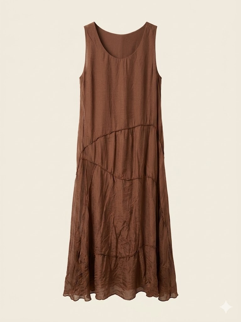 Mayorista SUNSHINE - VESTIDO MUJER HECHO EN ITALIA VISCOSA Y SEDA VERANO 2026