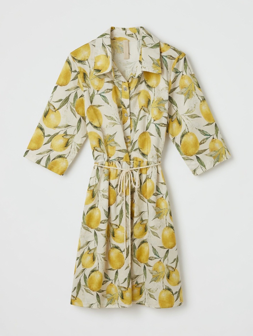 Wholesaler SUNSHINE - WOMEN'S DRESS MADE IN ITALY 100% LIGHT COTTON PERFECT FOR SPRING/SUMMER 2026