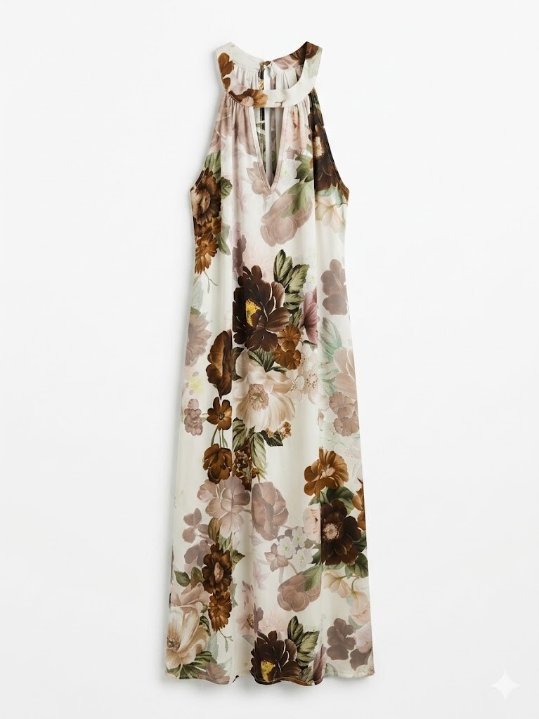 Mayorista SUNSHINE - VESTIDO MUJER HECHO EN ITALIA 100% VISCOSA ESTAMPADO FLORAL VERANO 2026
