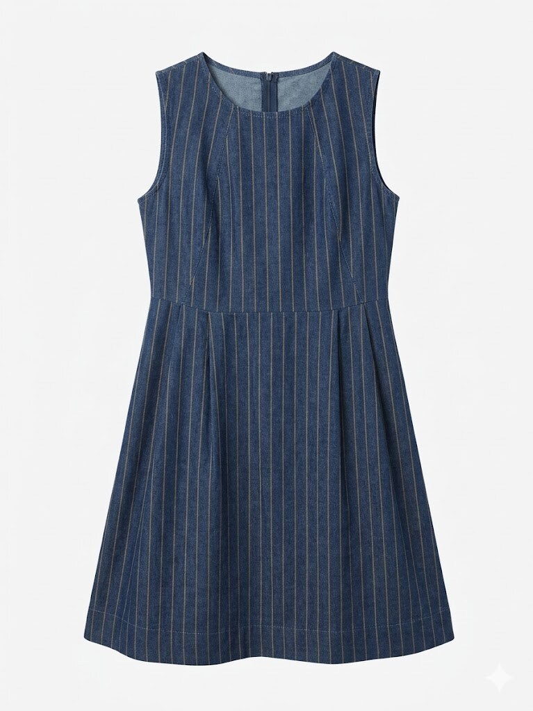 Mayorista SUNSHINE - VESTIDO VAQUERO PARA MUJER HECHO EN ITALIA VERANO 2026 100% ALGODÓN