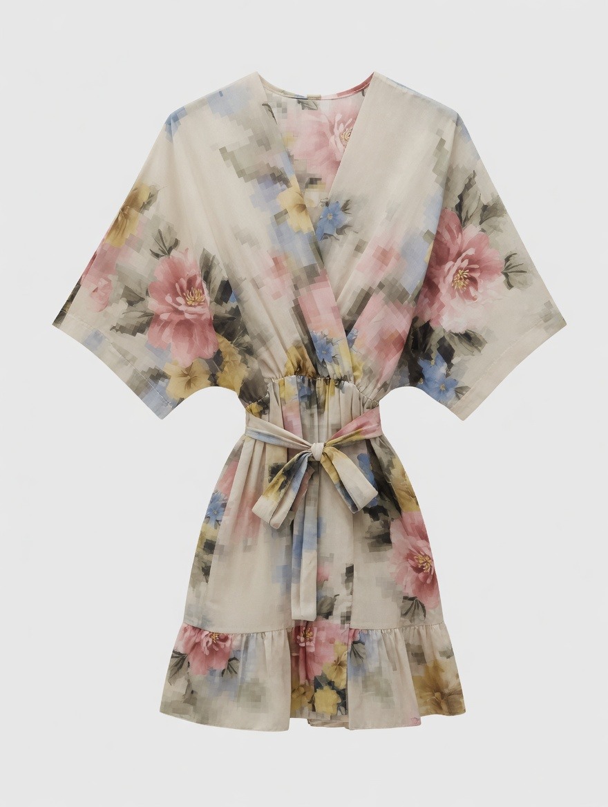 Wholesaler SUNSHINE - WOMEN'S DRESS MADE IN ITALY LIGHT COTTON AND LYOCELL PERFECT FOR SPRING/SUMMER 2026