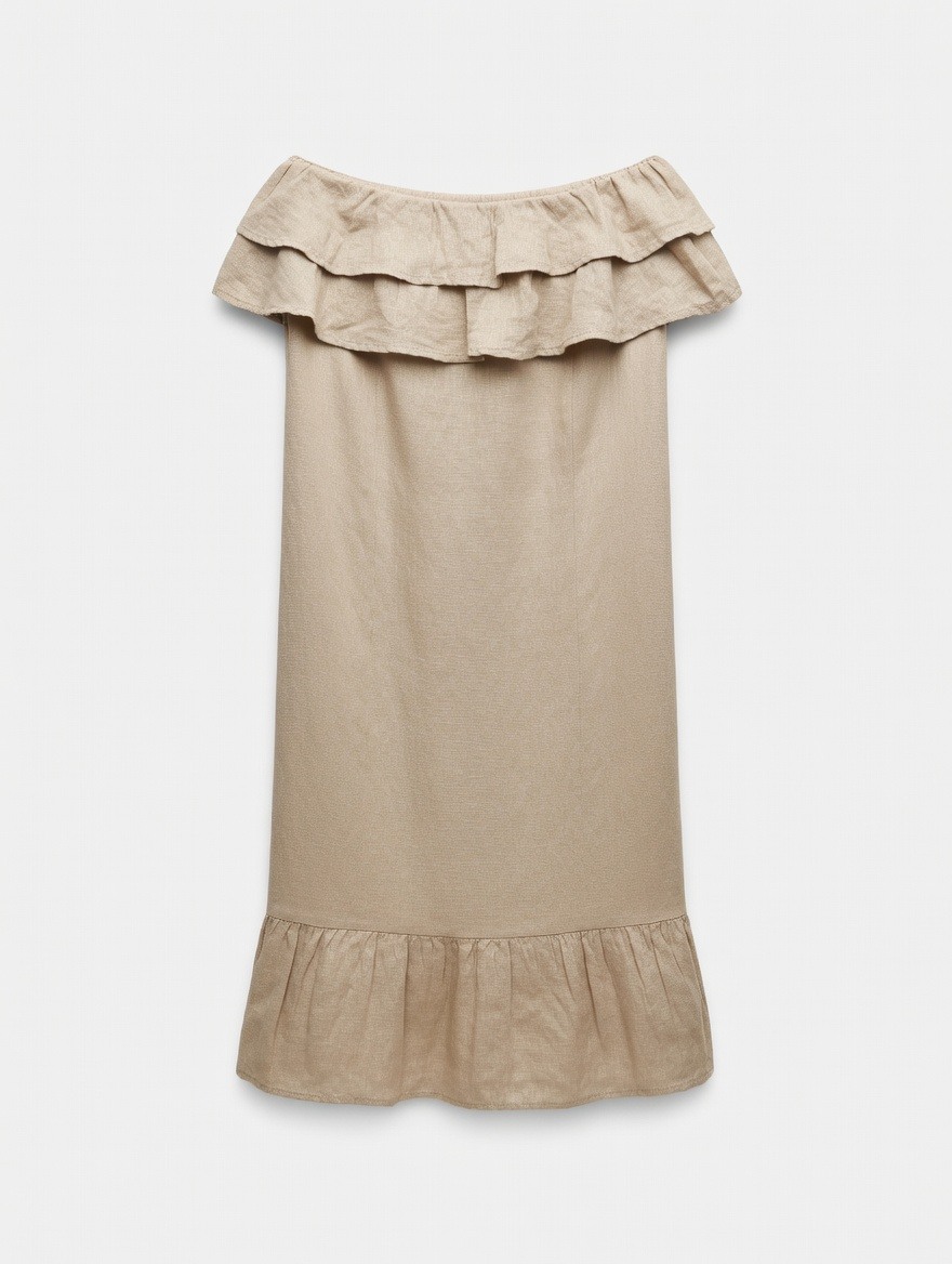 Wholesaler SUNSHINE - WOMEN'S DRESS 100% LINEN MADE IN ITALY SPRING/SUMMER 2026
