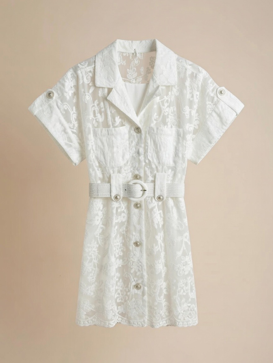 Großhändler SUNSHINE - Besticktes Damenkleid Frühling/Sommer 2026