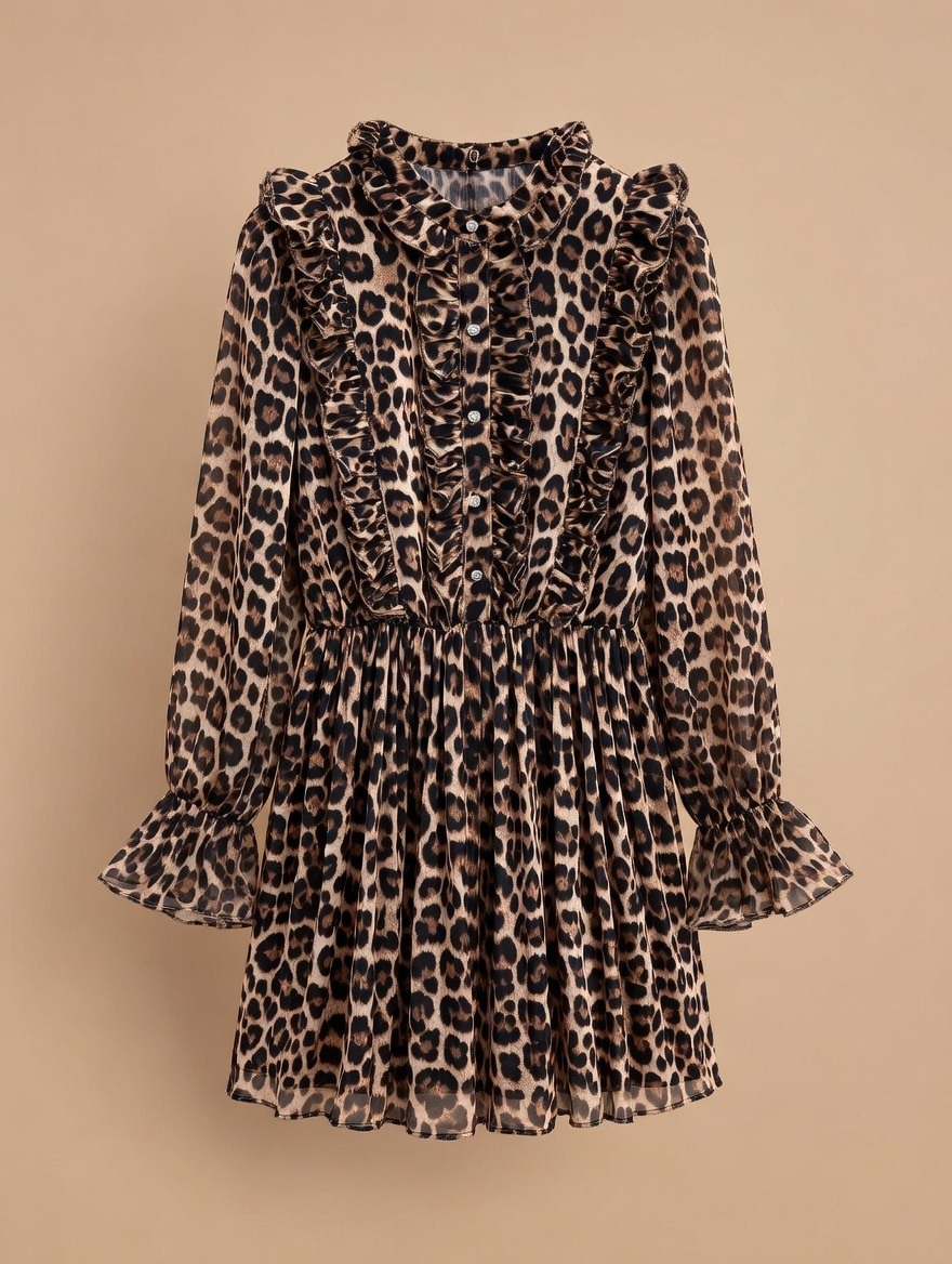 Grossiste SUNSHINE - Robe Femme Léopard Printemps/Été 2026
