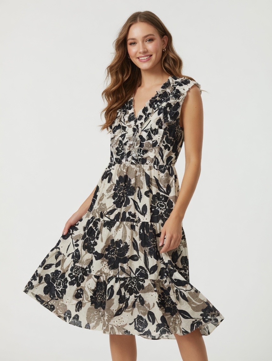 Mayorista SUNSHINE - VESTIDO MUJER 100% ALGODÓN HECHO EN ITALIA PRIMAVERA/VERANO 2026