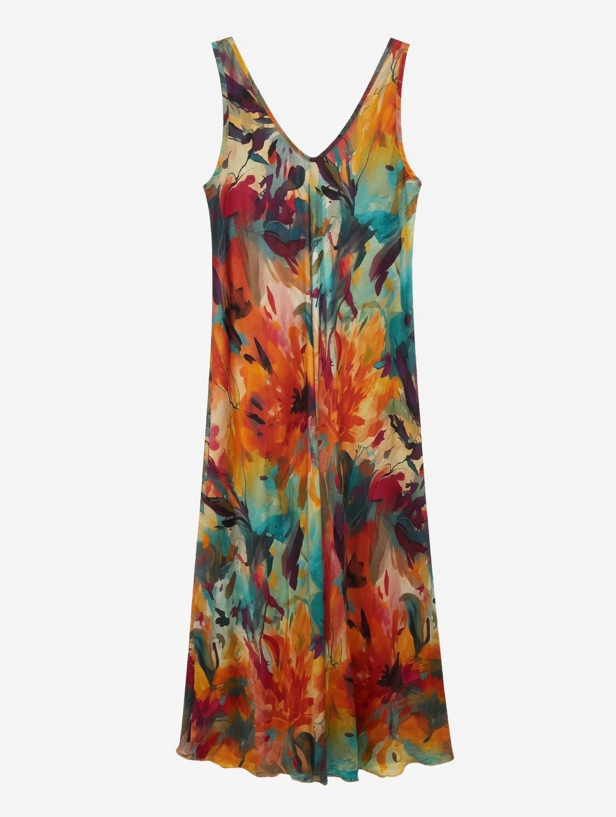 Grossista SUNSHINE - VESTITO DONNA RASO 100% MADE IN ITALY SETA E VISCOSA LEGGERO PERFETTO PER PRIMAVERA/ESTATE 2026