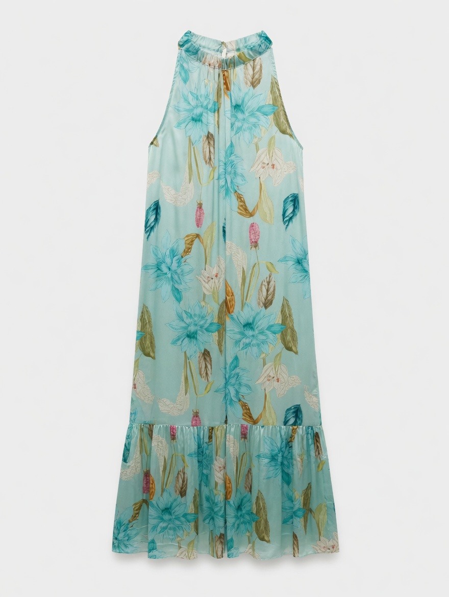 Wholesaler SUNSHINE - WOMEN'S DRESS MADE IN ITALY 100% VISCOSE BOTANICAL PATTERNS SPRING/SUMMER 2026