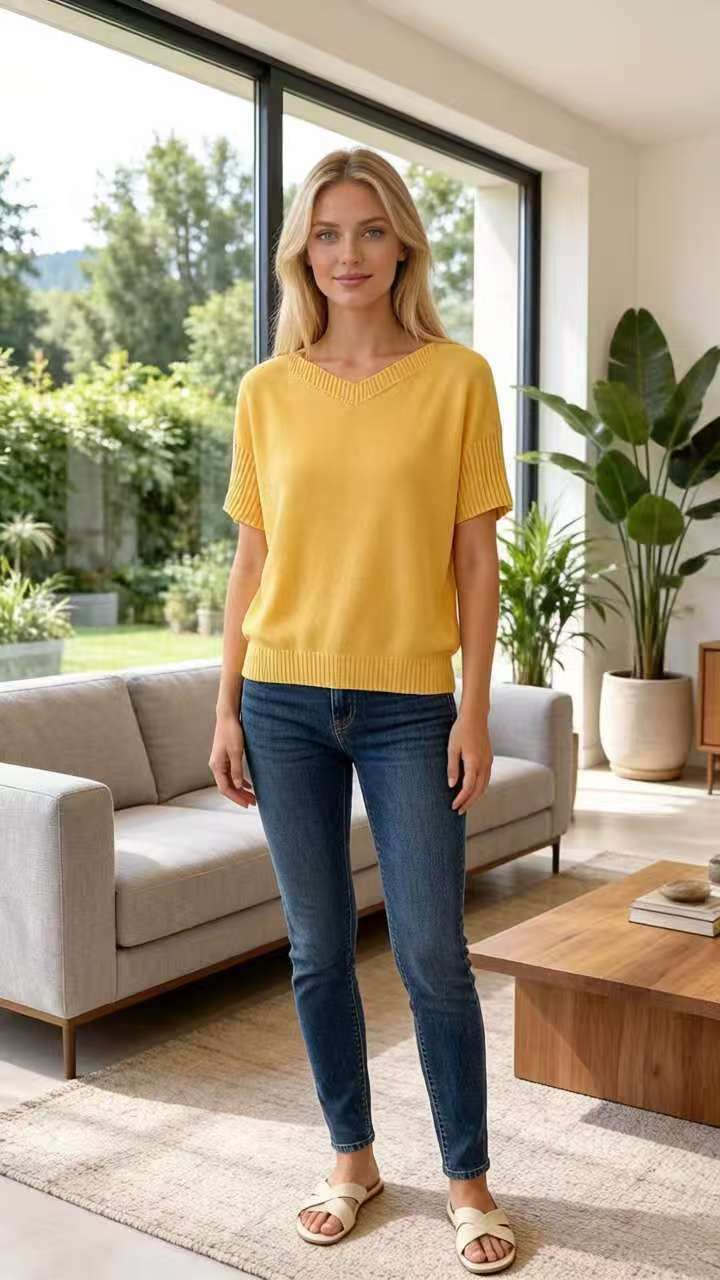 Grossista SUNSHINE - Maglierie & Felpe (D) Genere Felpa Pullover Donna Primavera/Estate Made in Italia Quotidiano Vari Colori Standard Monocromo