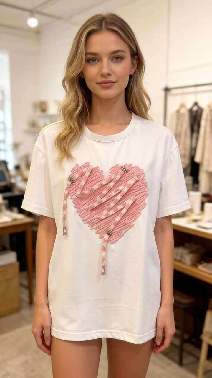 Grossiste SUNSHINE - T-Shirt & Haut(F) Genre T-Shirt Femme Printemps/Été Fabriqué en Chine Quotidien Plusieurs Couleurs Standard Uni