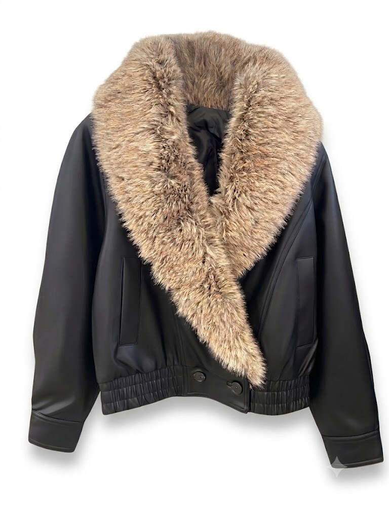 Wholesaler SUNSHINE - WOMEN'S JACKET FALL/WINTER 2026/2027 ZIP CLOSURE WITH FASHIONABLE FUR