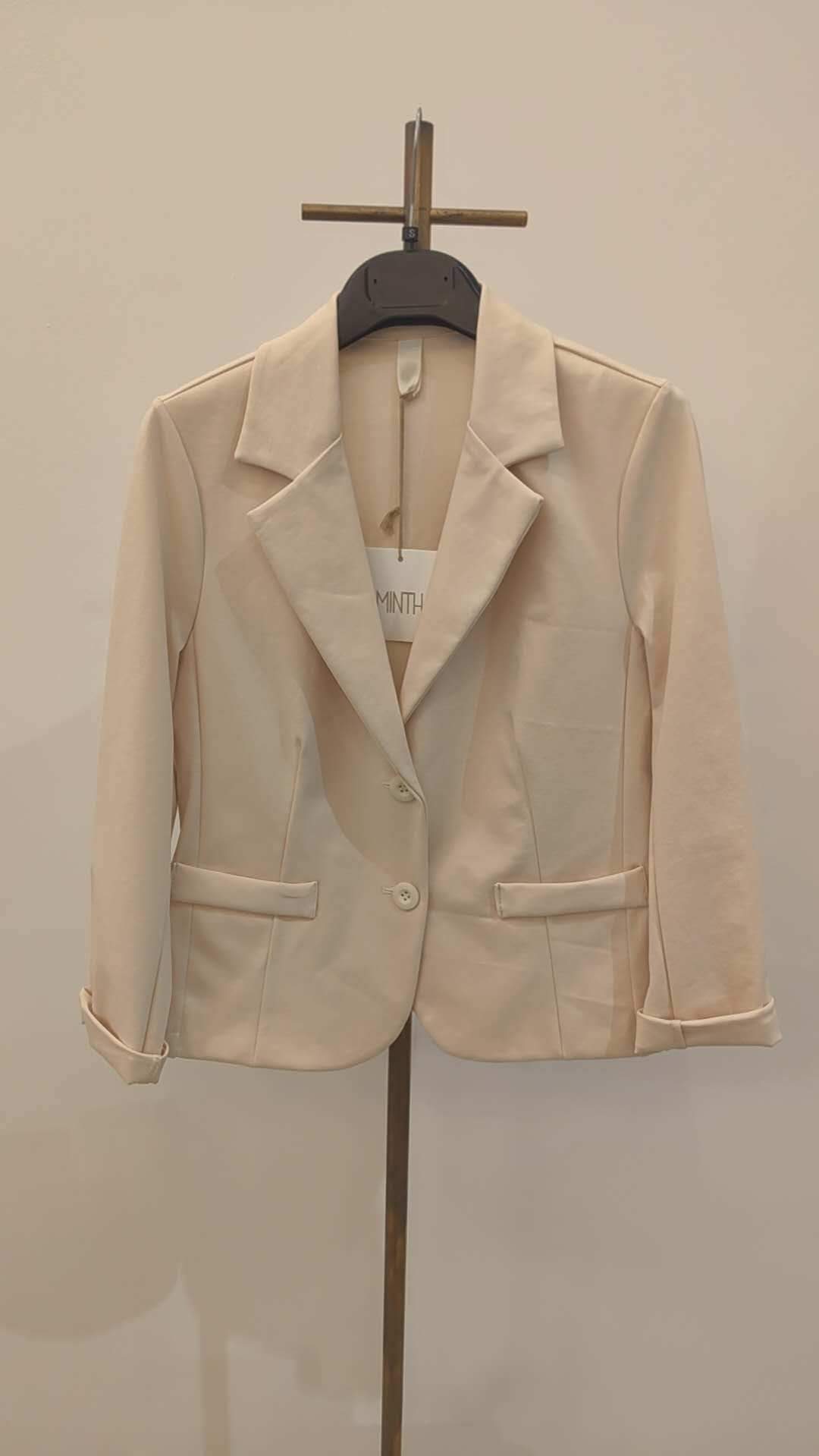 Grossiste SUNSHINE - Vestes(F) Type Blazer Femme Printemps/Été Fabriqué en Italie Quotidien Plusieurs Couleurs Standard Uni