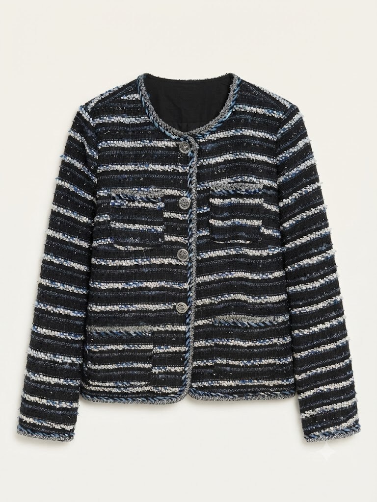 Wholesaler SUNSHINE - WOMEN'S JACKET WITH LACE IN VISCOSE BLEND, FALL/WINTER 2026/2027