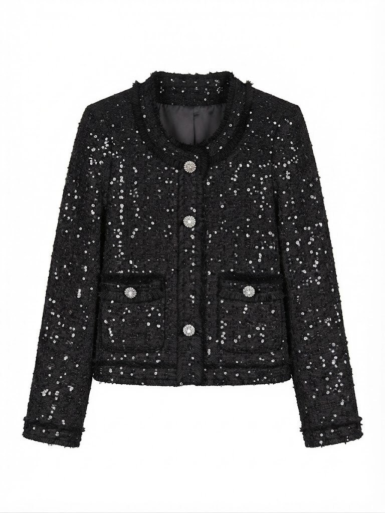 Wholesaler SUNSHINE - WOMEN'S JACKET IN LACE AND WOOL BLEND. FALL/WINTER 2026/2027