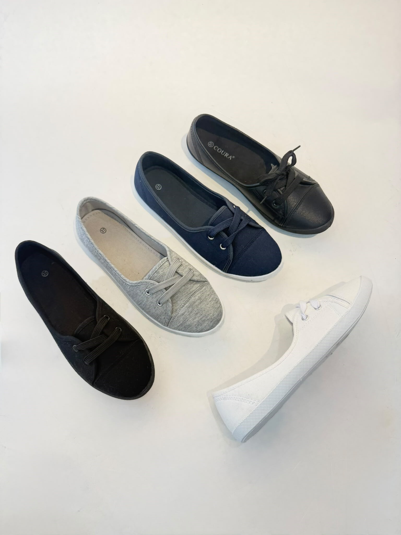 Wholesaler Super Mode | Belle Women - Canvas sneakers with laces