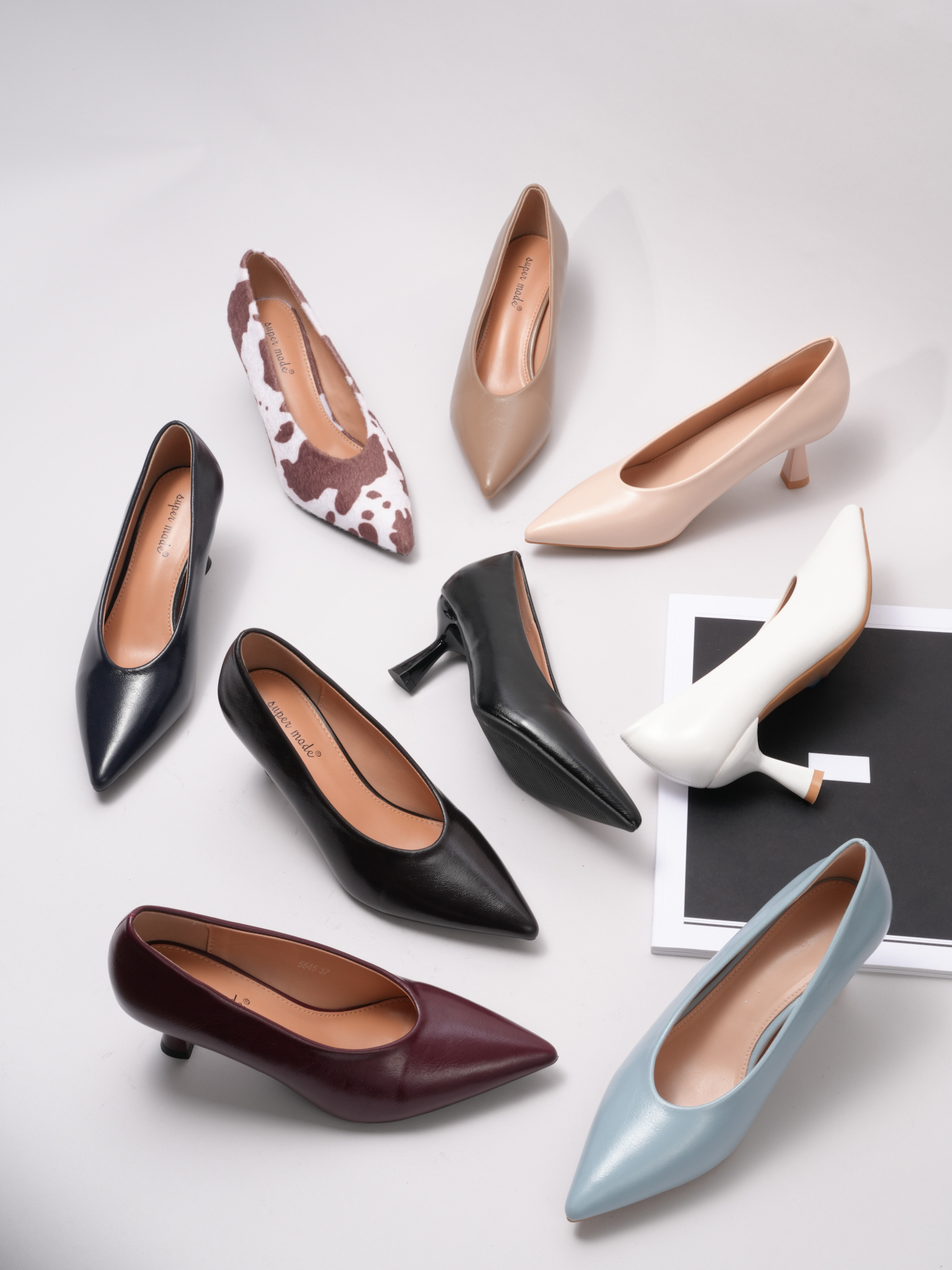 Wholesaler Super Mode | Belle Women - Faux leather stiletto heels