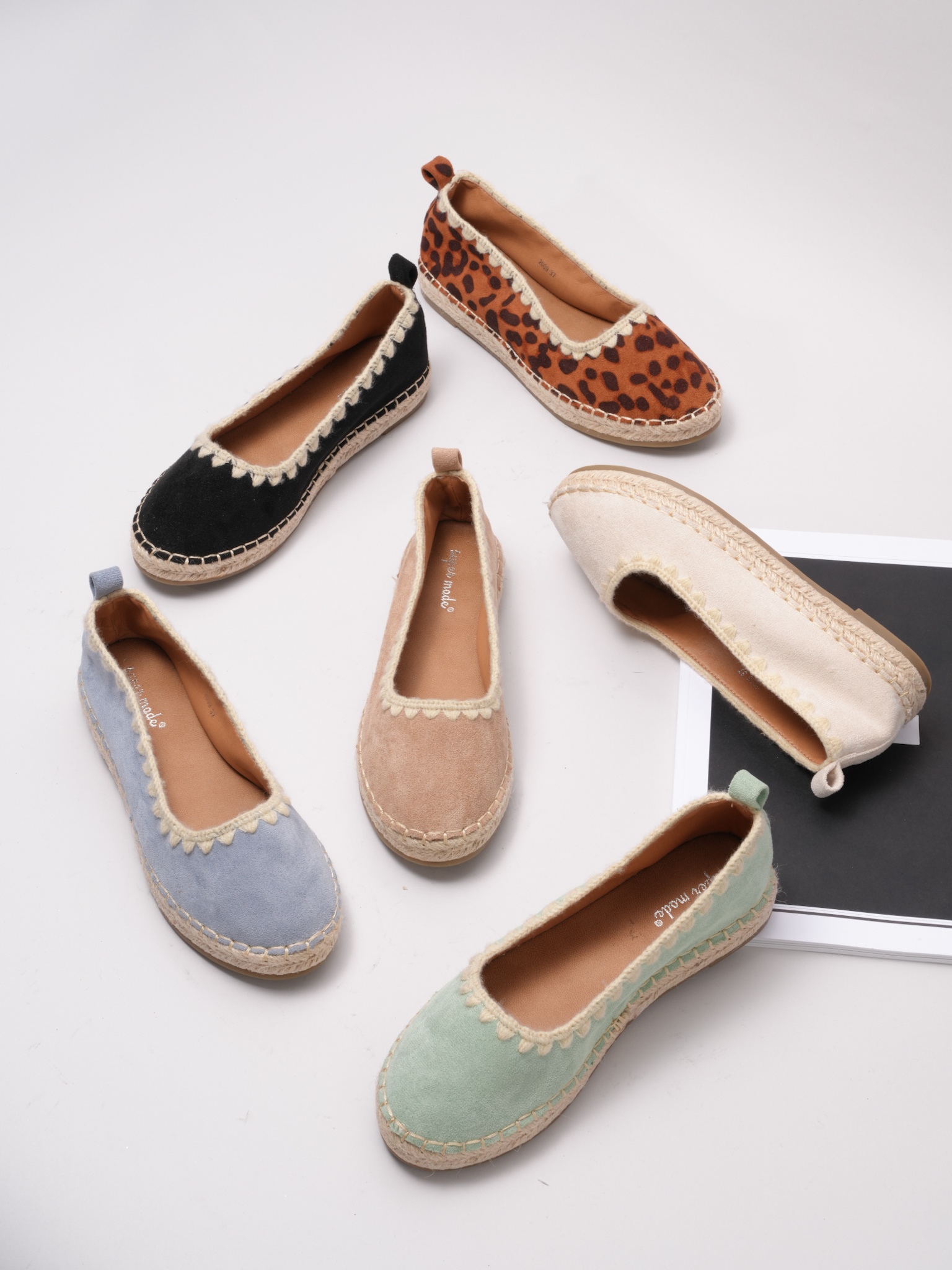 Grossiste Super Mode | Belle Women - Espadrille avec foulard