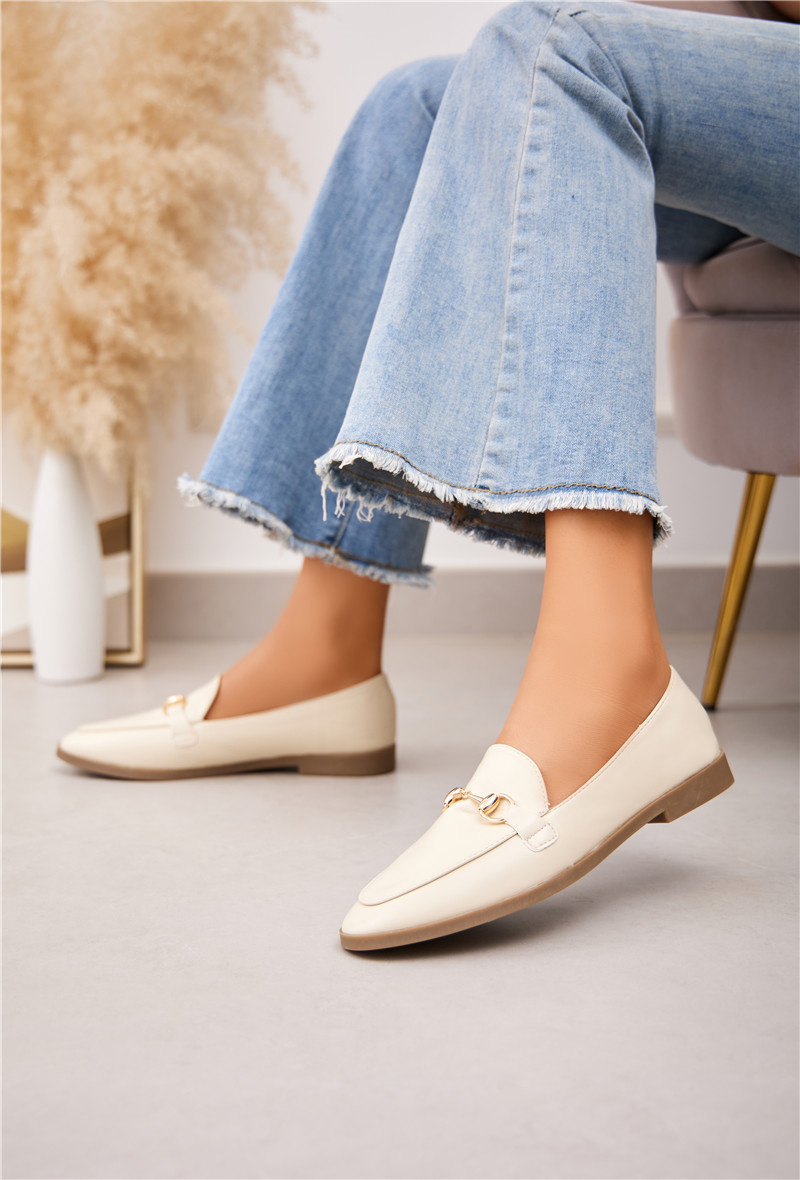 Wholesaler Super Mode | Belle Women - Flat loafers with buckle