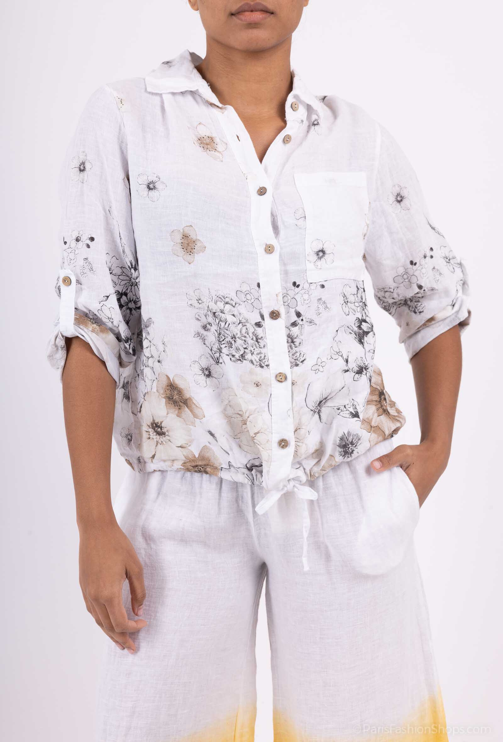Wholesaler Superbelle - Short flower shirt