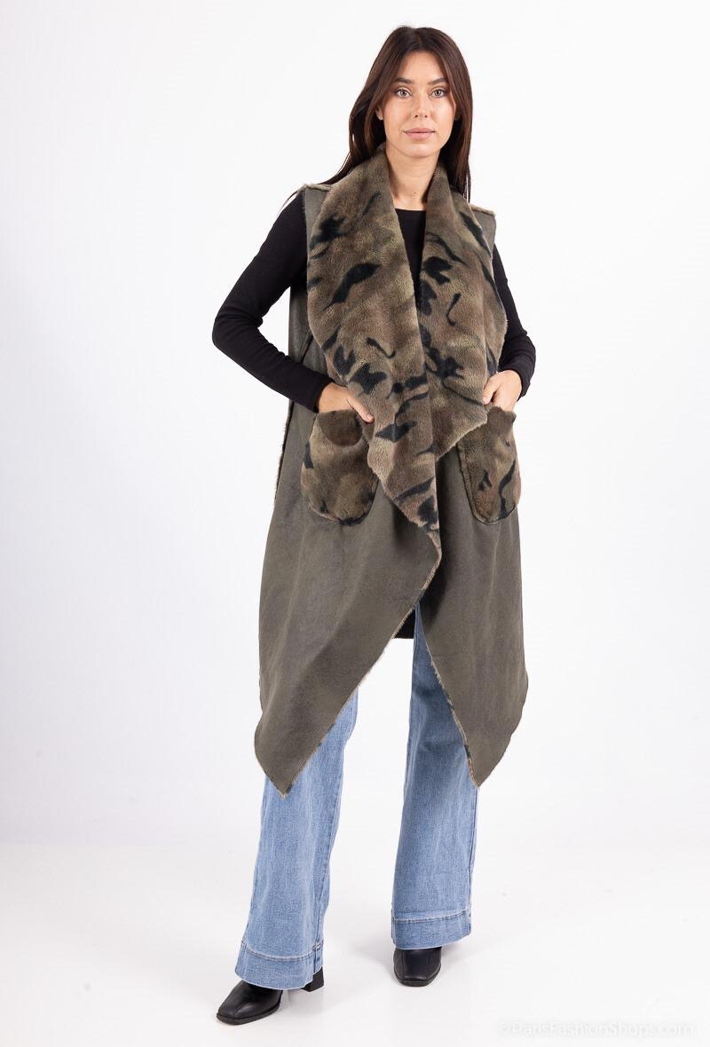 Wholesaler Superbelle - SLEEVELESS MILITARY VEST