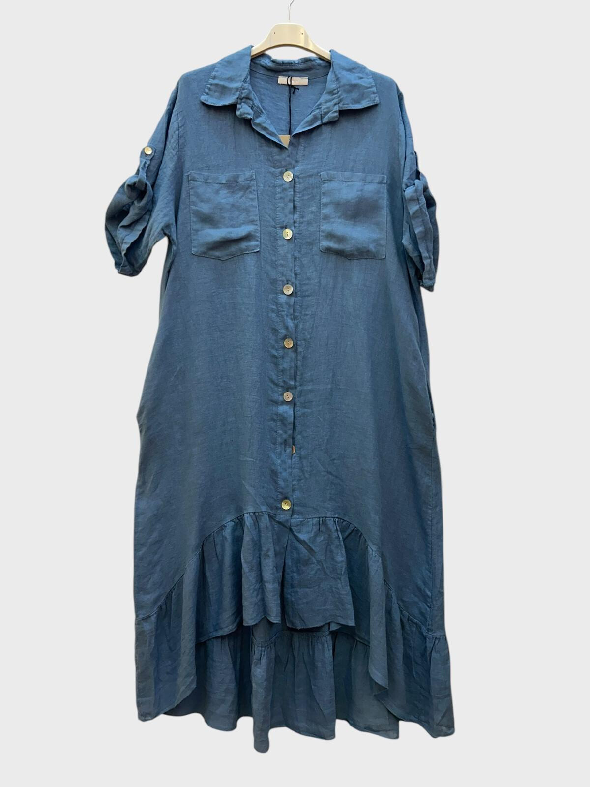 Wholesaler Superbelle - United shirt dress with pockets