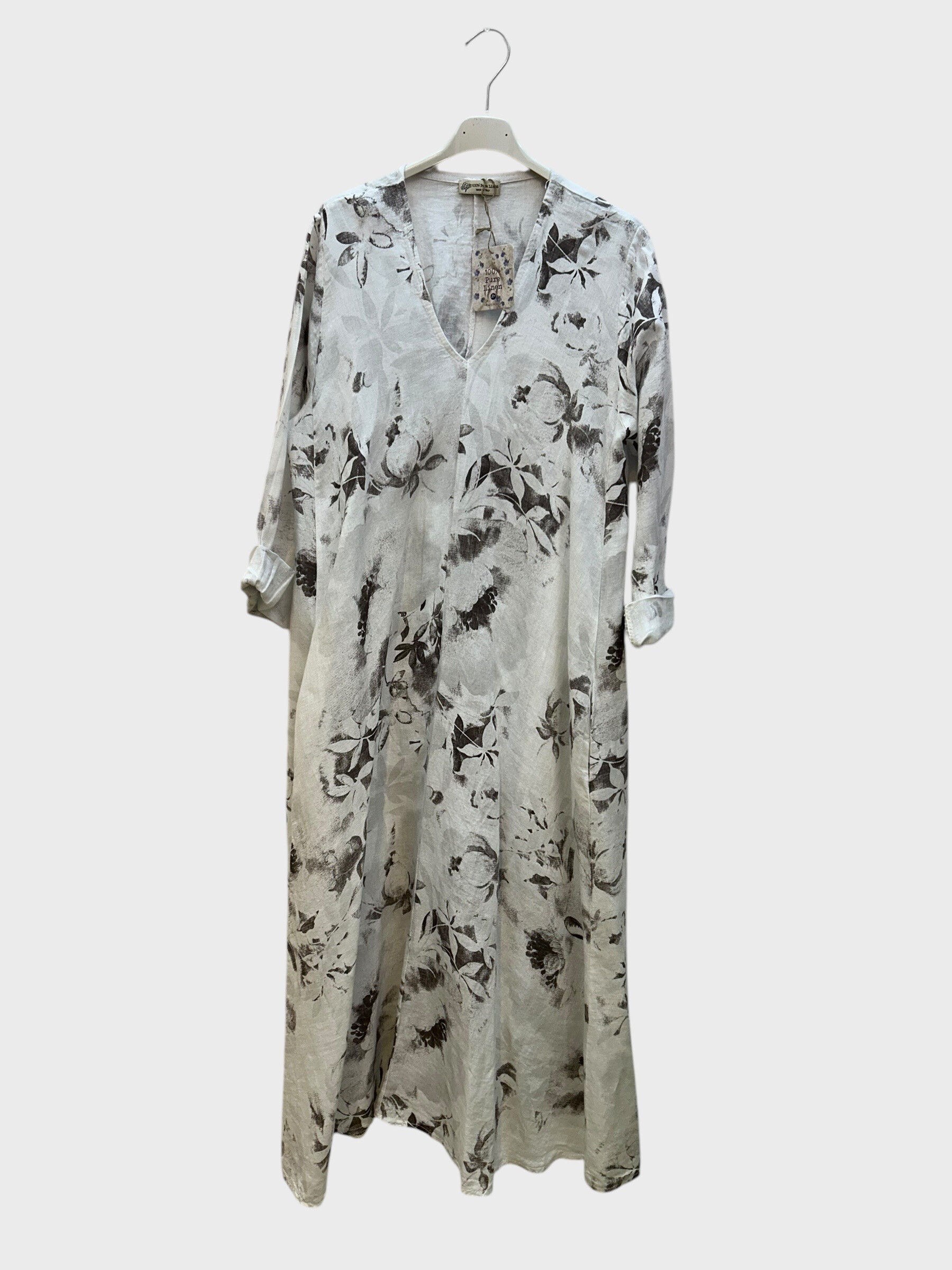 Wholesaler Superbelle - Flax printed dress