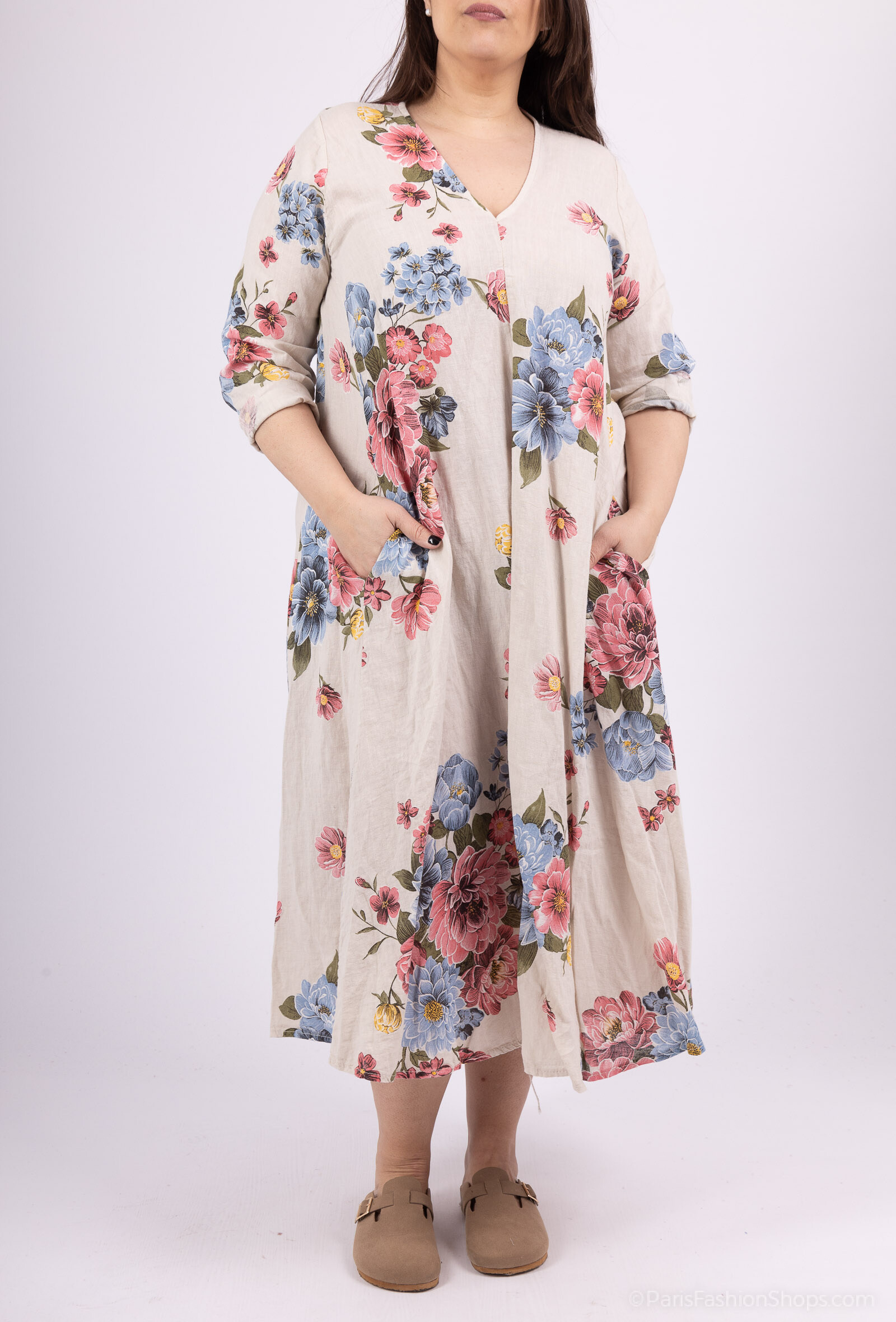 Wholesaler Superbelle - Flax flowers dresses