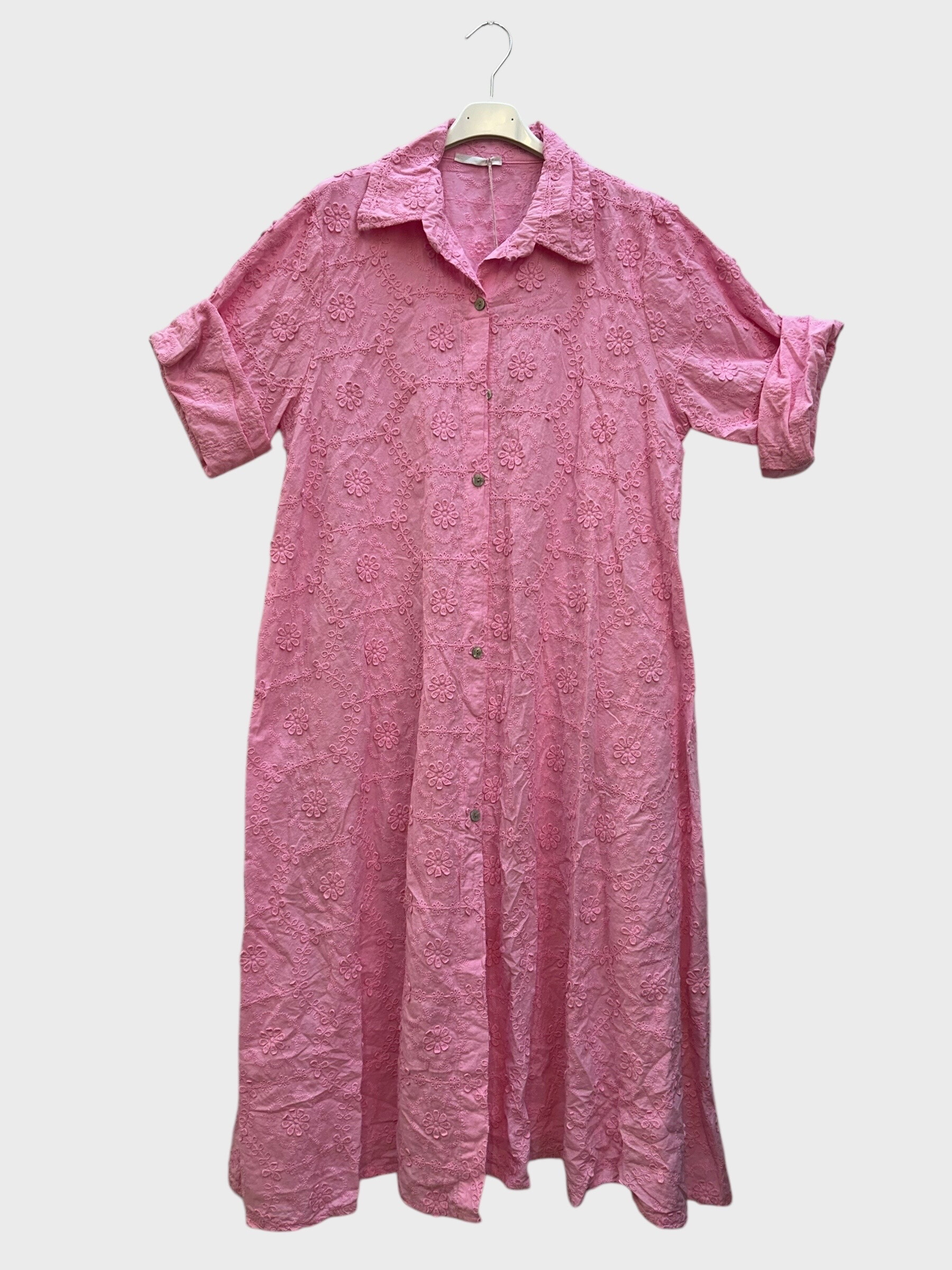 Wholesaler Superbelle - Long lace shirt dress