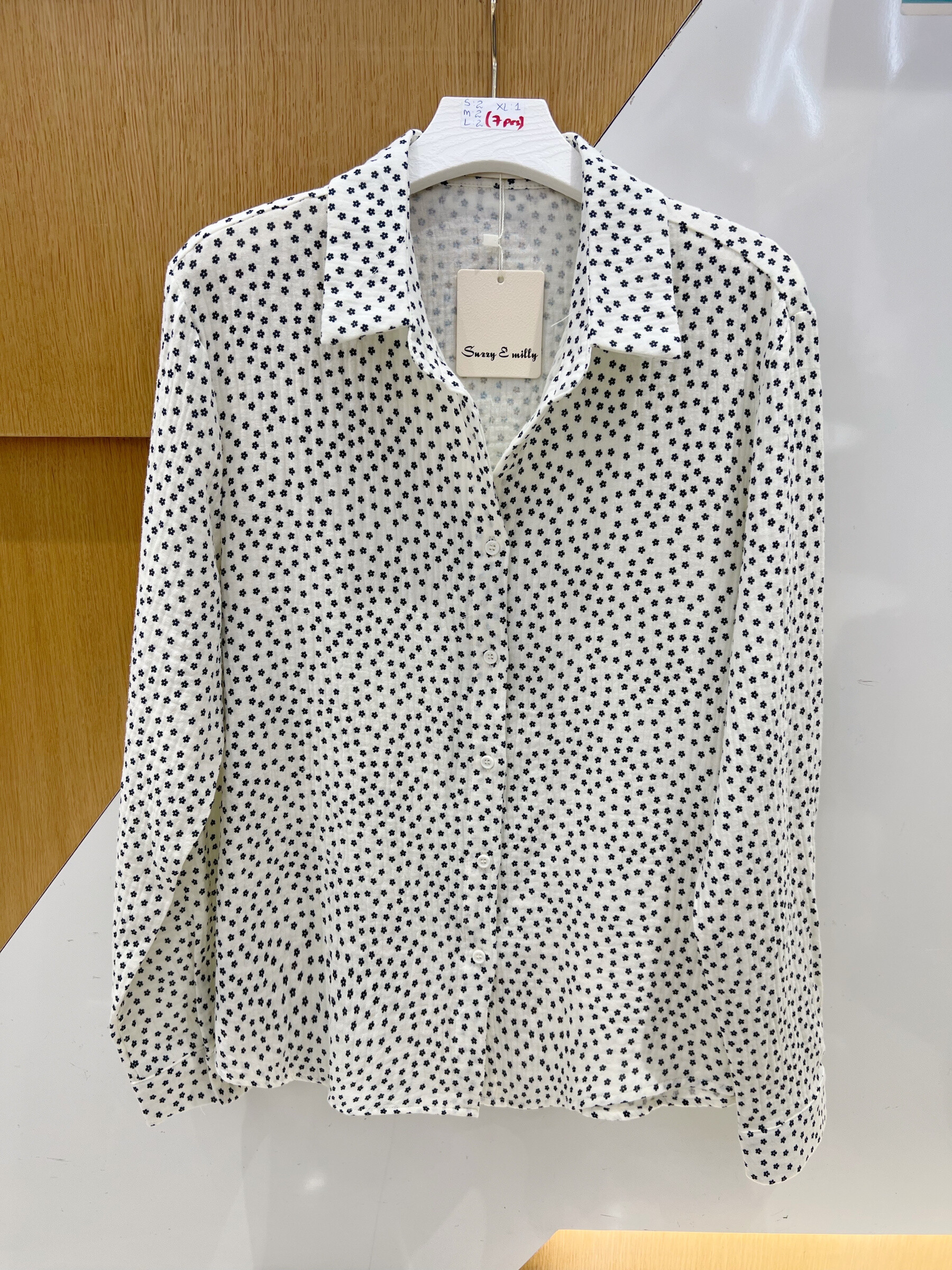 Grossiste Suzzy & Milly - Chemise （gaze de coton) imprimé