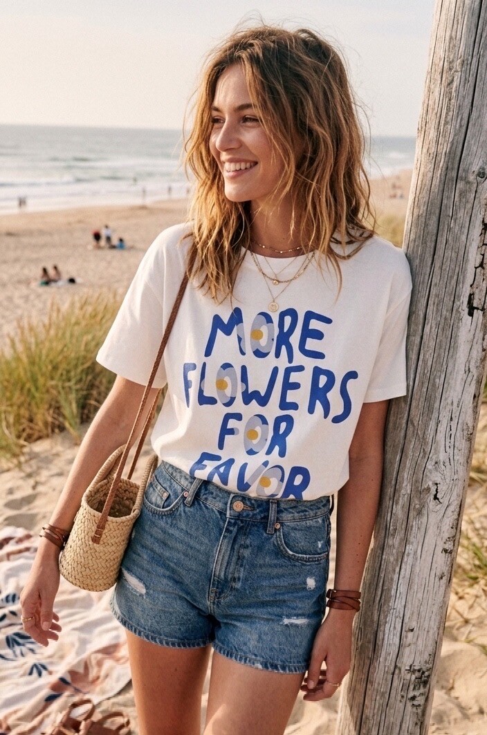 Grossiste Suzzy & Milly - T-shirt blanc
