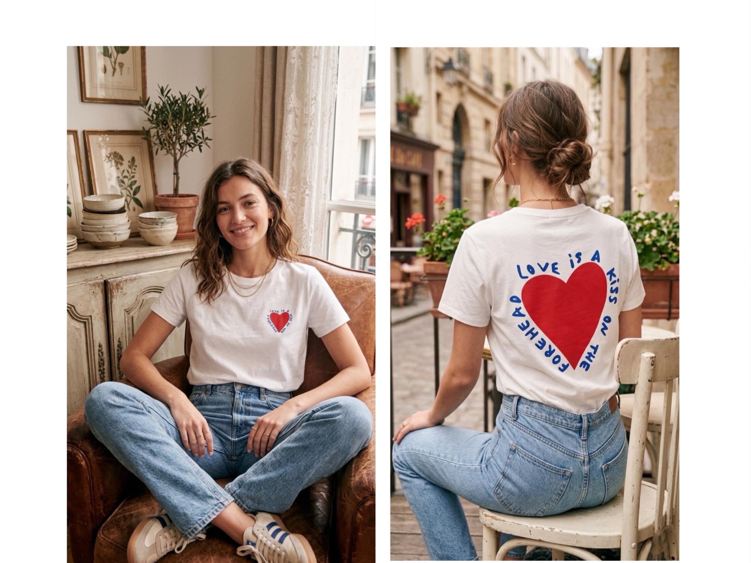 Grossiste Suzzy & Milly - T-shirt blanc