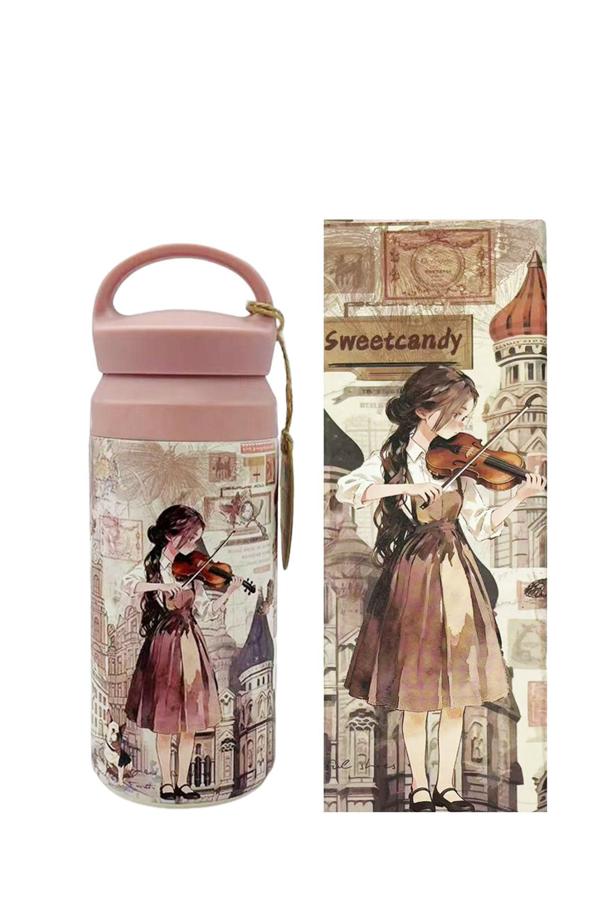 Grossista SWEET & CANDY - C-381-05-B26 Bottiglia termica Sweet & Candy