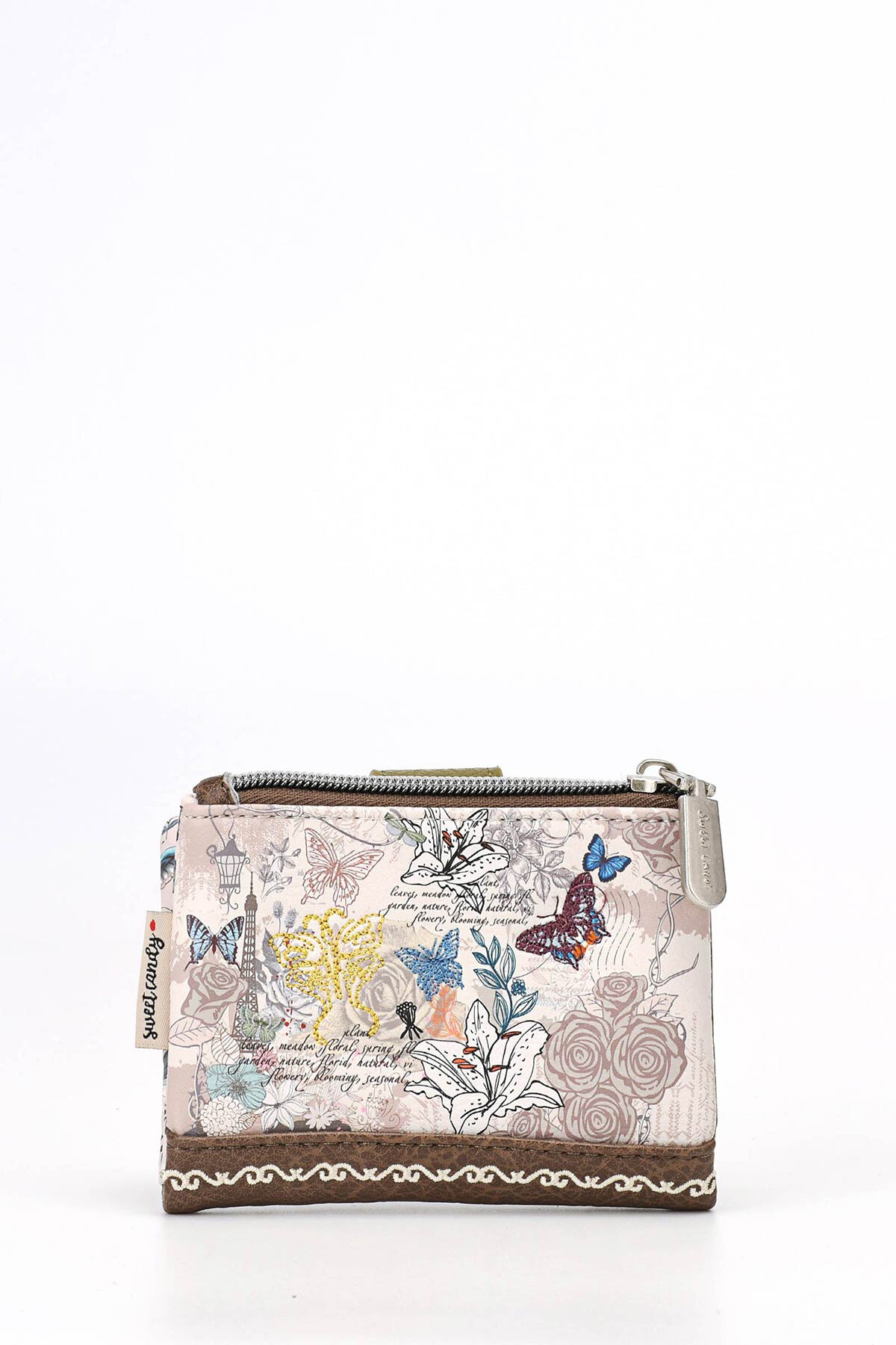 Wholesaler SWEET & CANDY - HD-25-24B Sweet & Candy Synthetic RFID Coin Purse - Butterflies