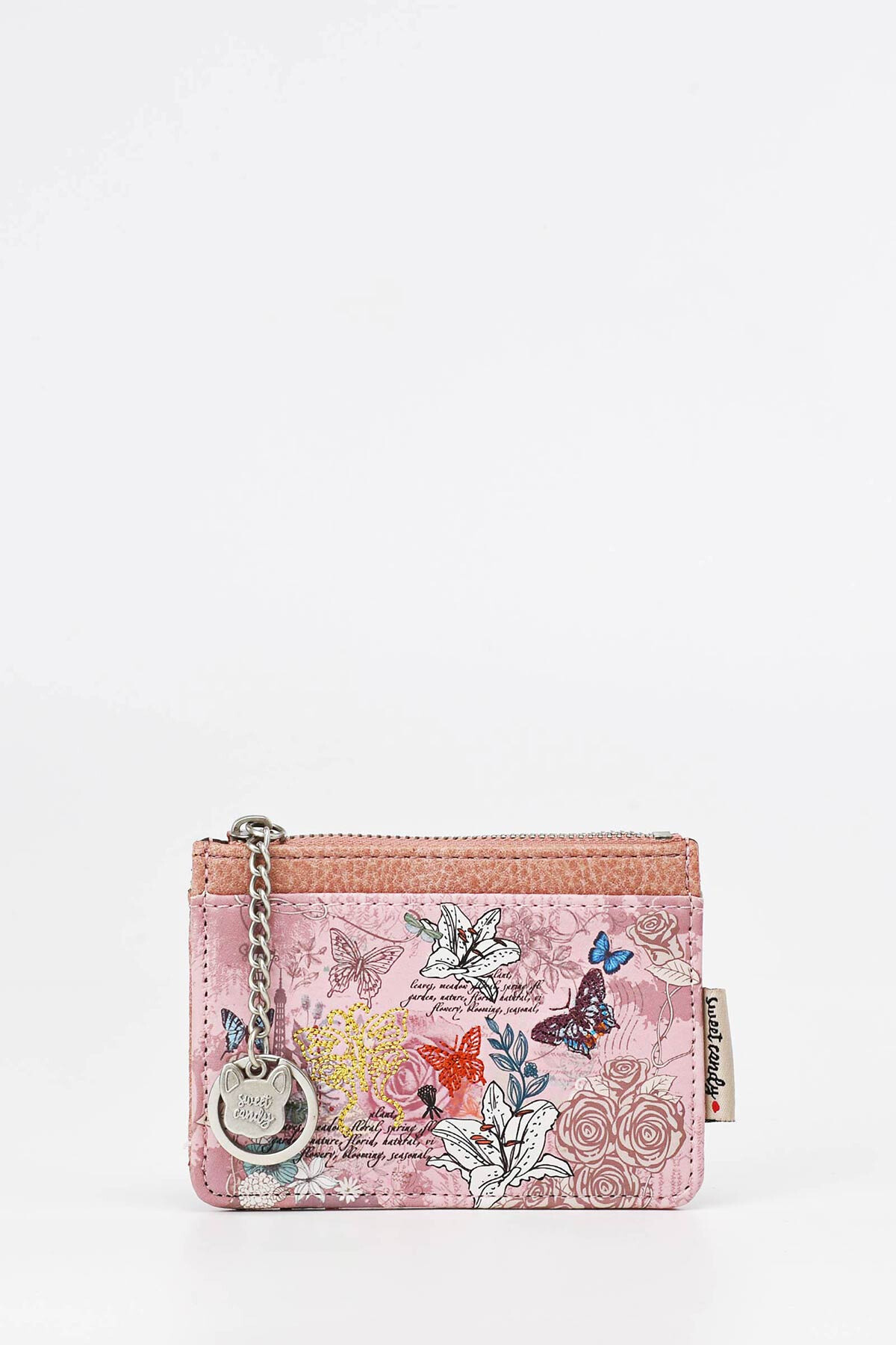 Wholesaler SWEET & CANDY - HD-27-24B Sweet & Candy Synthetic Card Holder Pouch - Butterflies