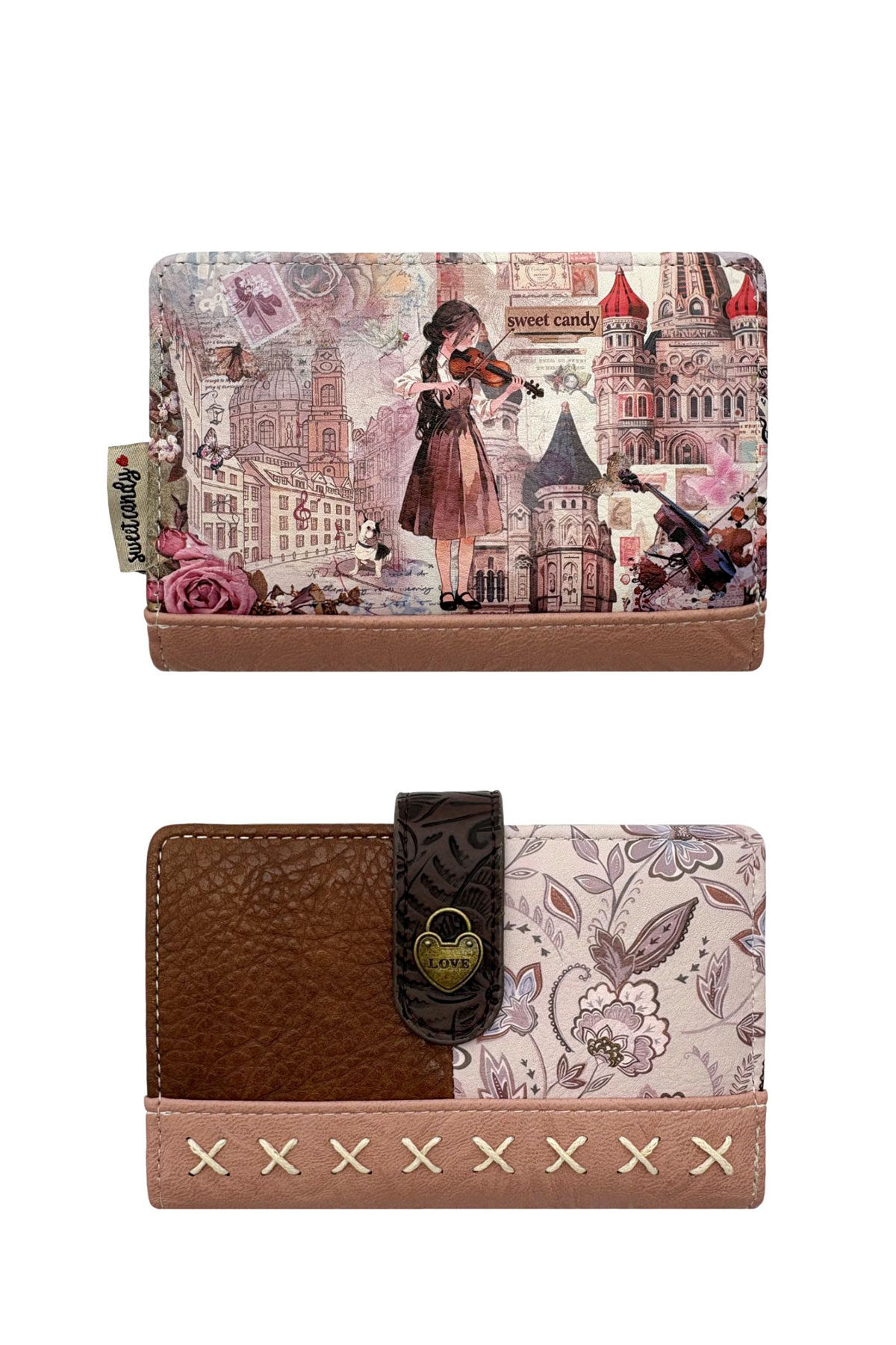 Wholesaler SWEET & CANDY - C-510-05-B26 Synthetic Wallet Purse Sweet & Candy