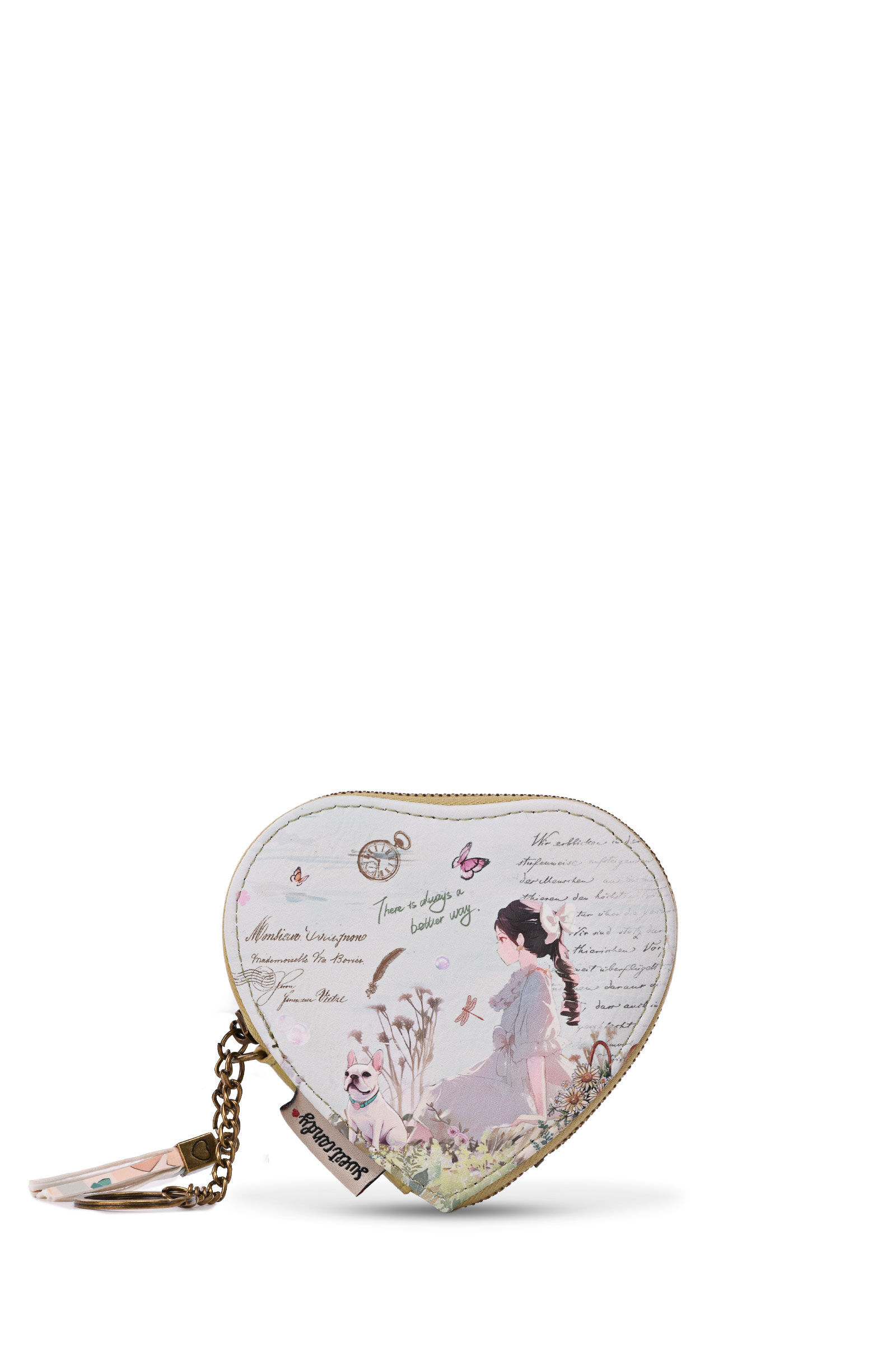 Grossista SWEET & CANDY - C-032-04-A26 Portamonete a forma di cuore sintetico Sweet & Candy