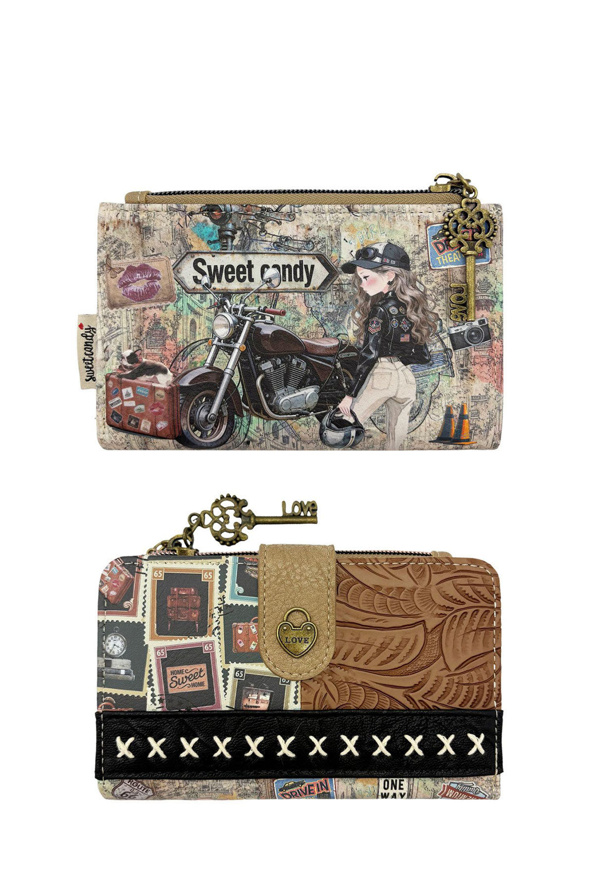 Wholesaler SWEET & CANDY - Sweet & Candy C-299-05-B26 synthetic wallet