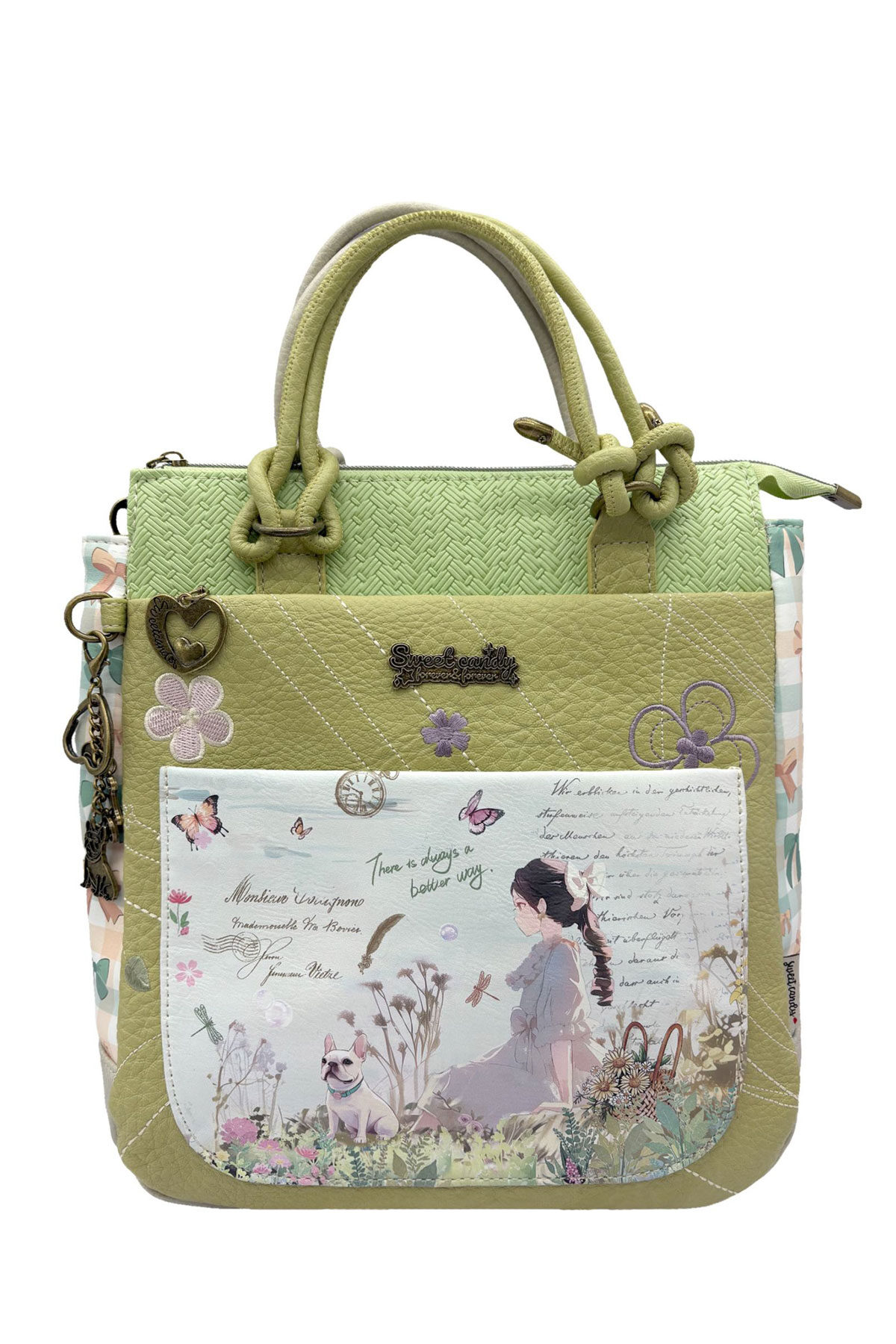 Großhändler SWEET & CANDY - C-389-04-A26 Umwandelbarer Rucksack Handtasche - Sweet & Candy