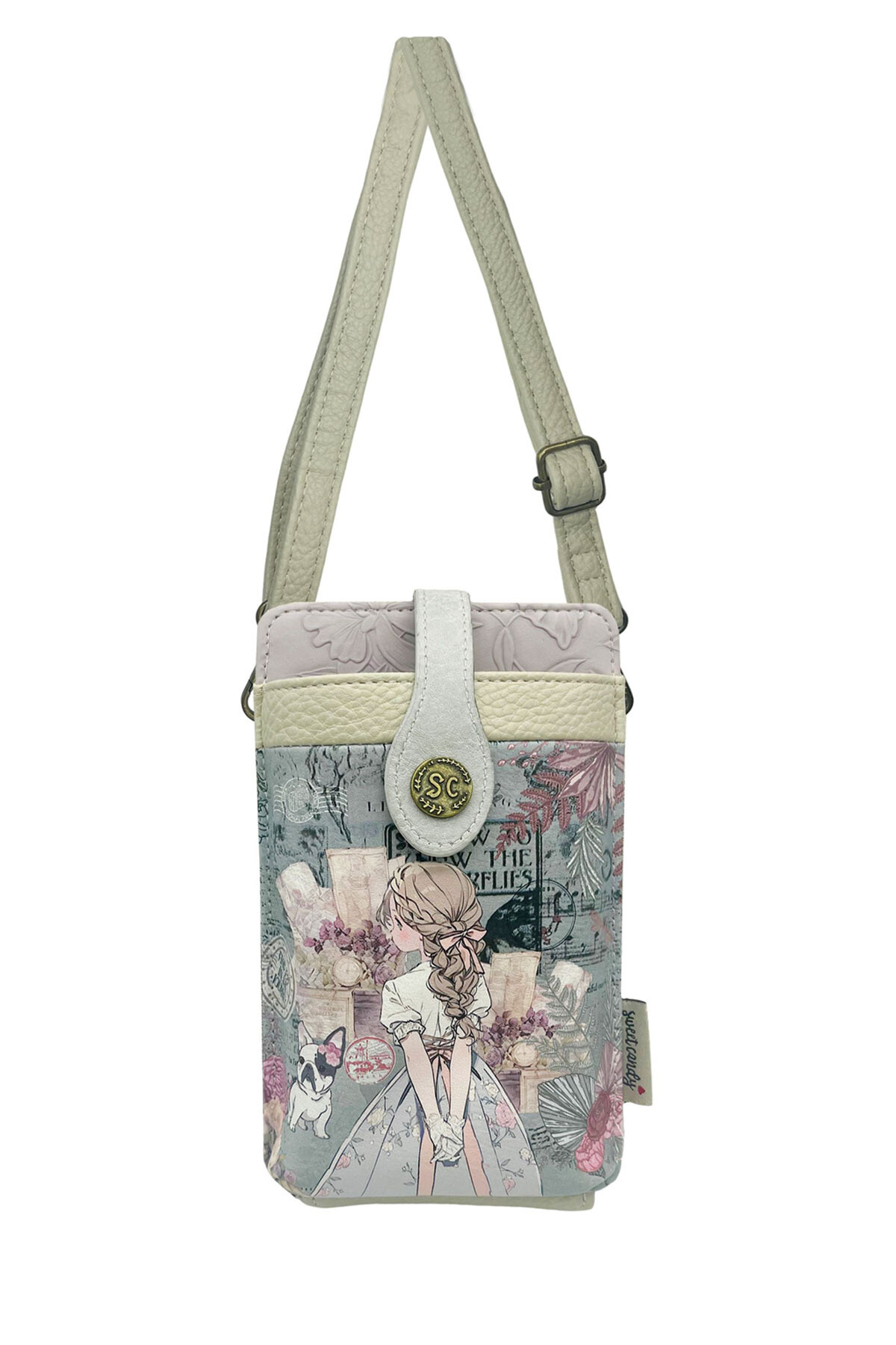 Wholesaler SWEET & CANDY - Sweet & Candy C-185-05-25A Synthetic phone-size crossbody pouch