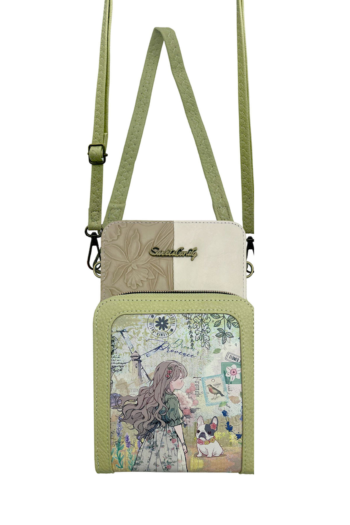 Wholesaler SWEET & CANDY - Sweet & Candy C-134-02-25A Synthetic phone-size crossbody pouch
