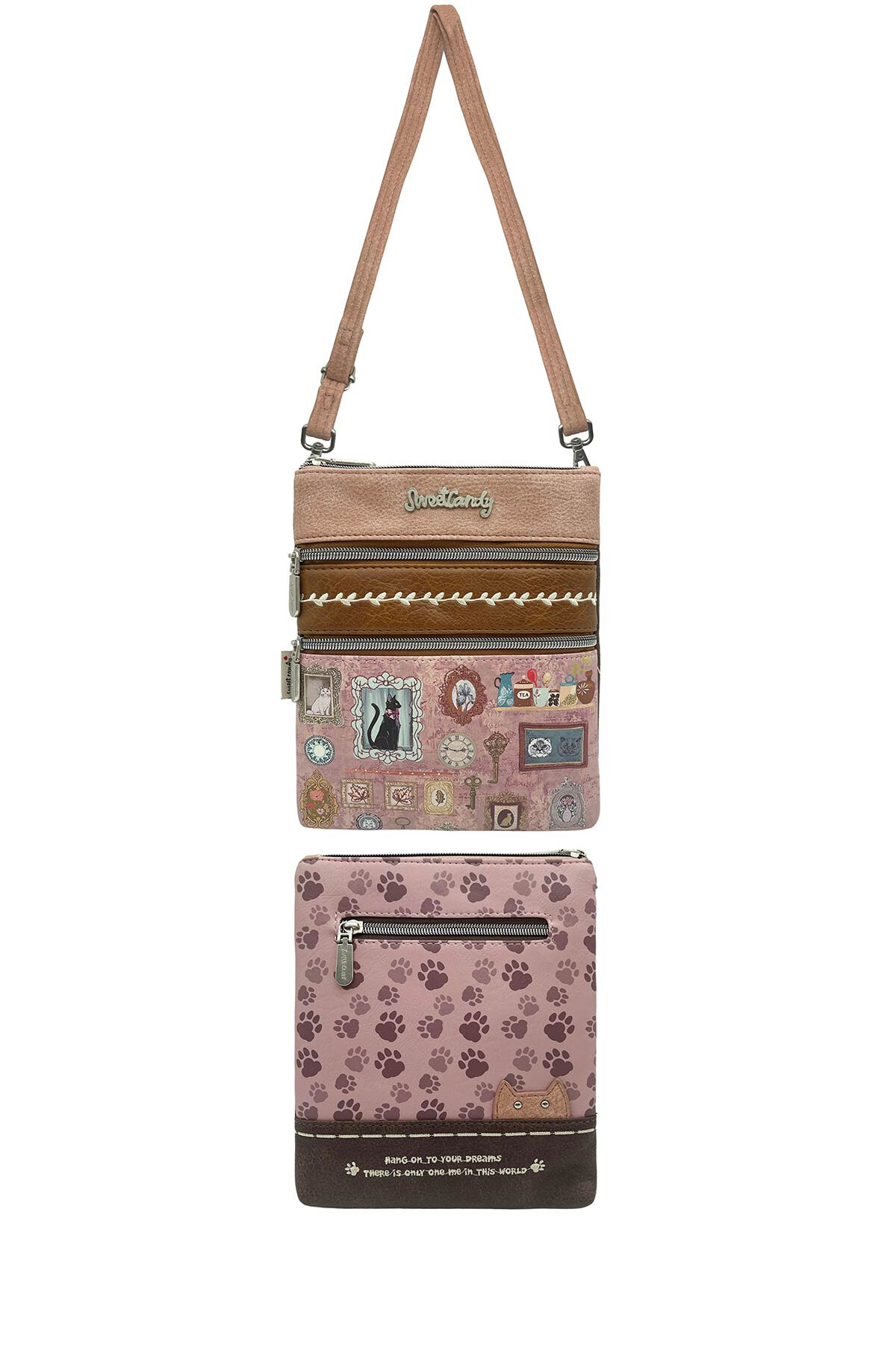 Wholesaler SWEET & CANDY - Sweet & Candy Little Kat XK-17-25A Synthetic crossbody pouch