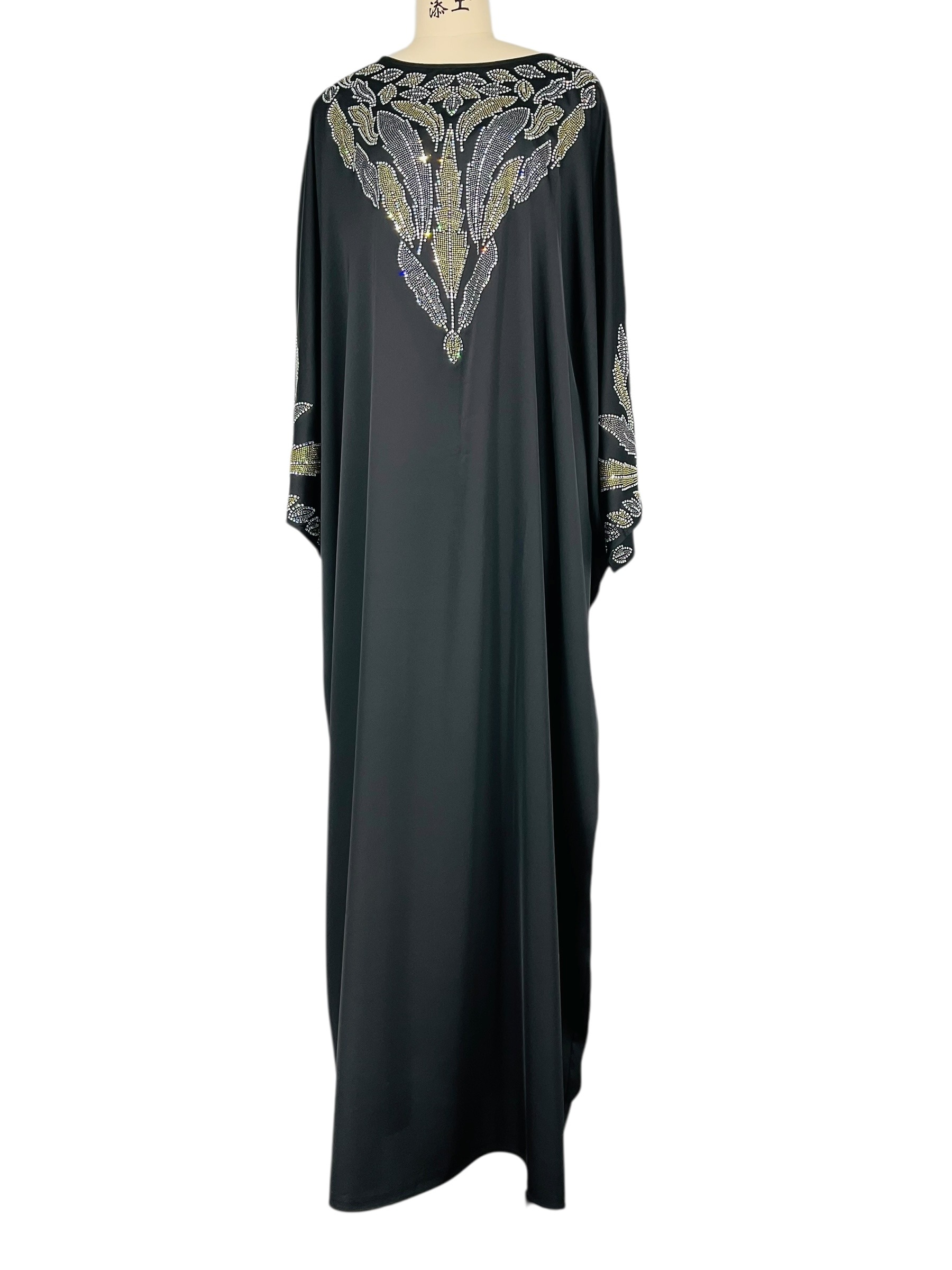 Wholesaler Sweet Miss - Majestic Butterfly Abaya Dress with Sparkling Rhinestones