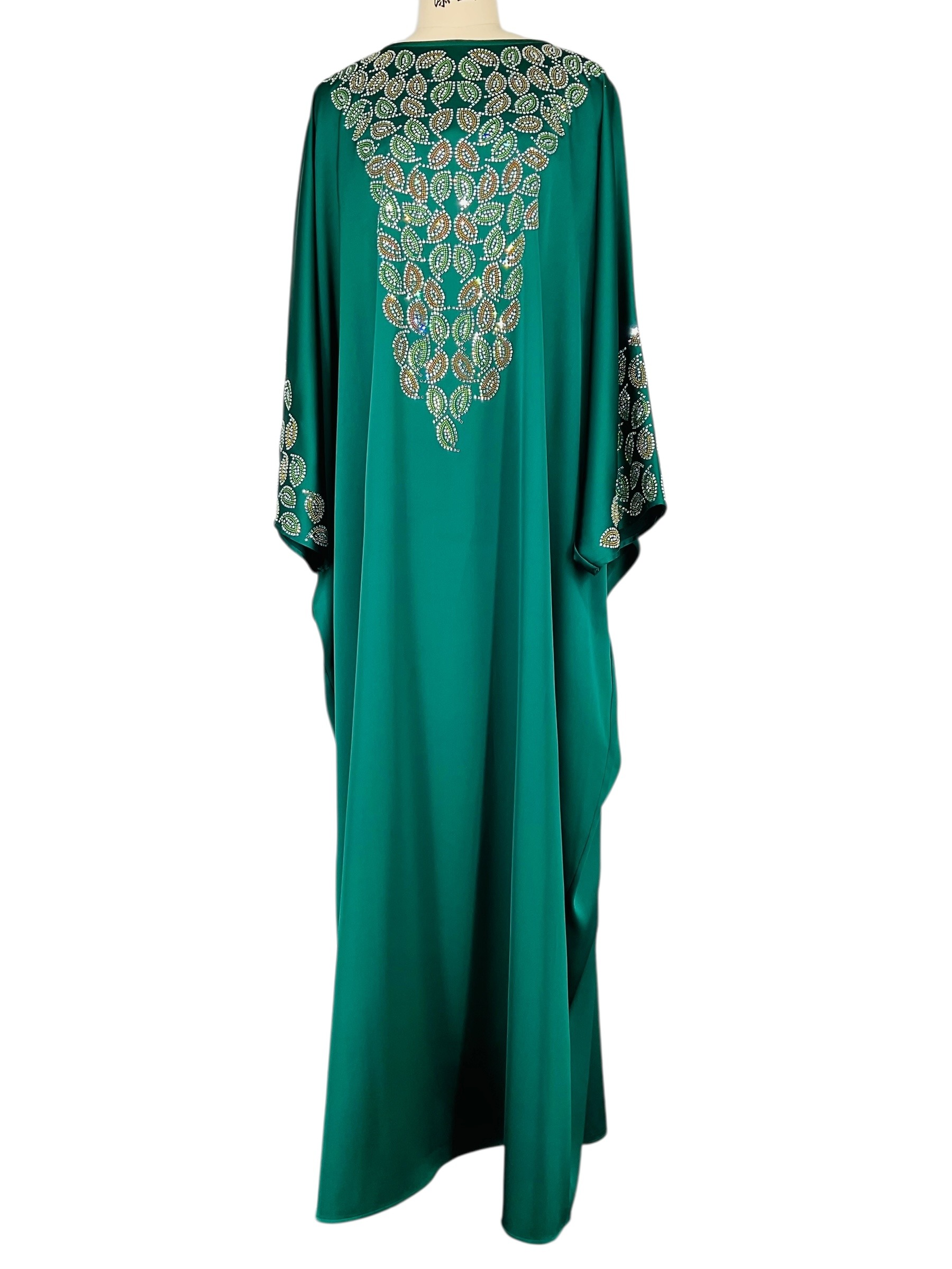Wholesaler Sweet Miss - Majestic Butterfly Abaya Dress with Sparkling Rhinestone Embroidery