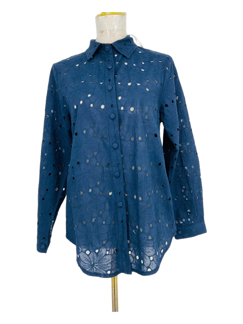 Wholesaler Sweet Miss - Cotton shirt with lace