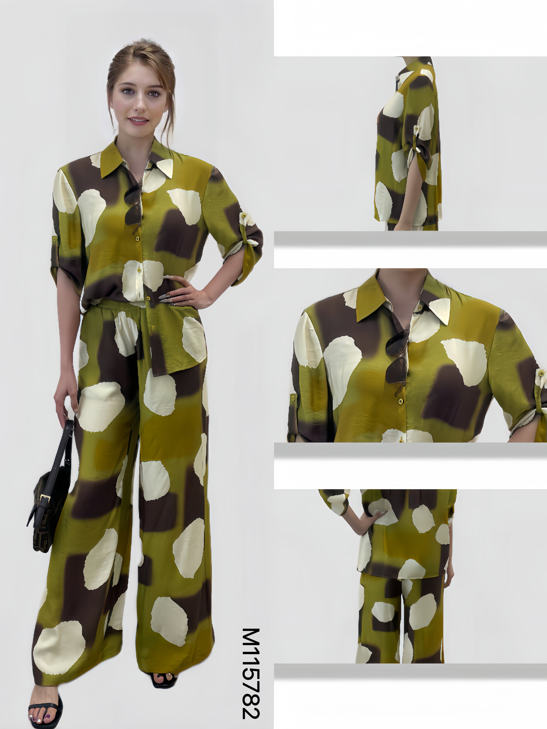 Wholesaler Sweet Miss - Shirt and pants set with pocket