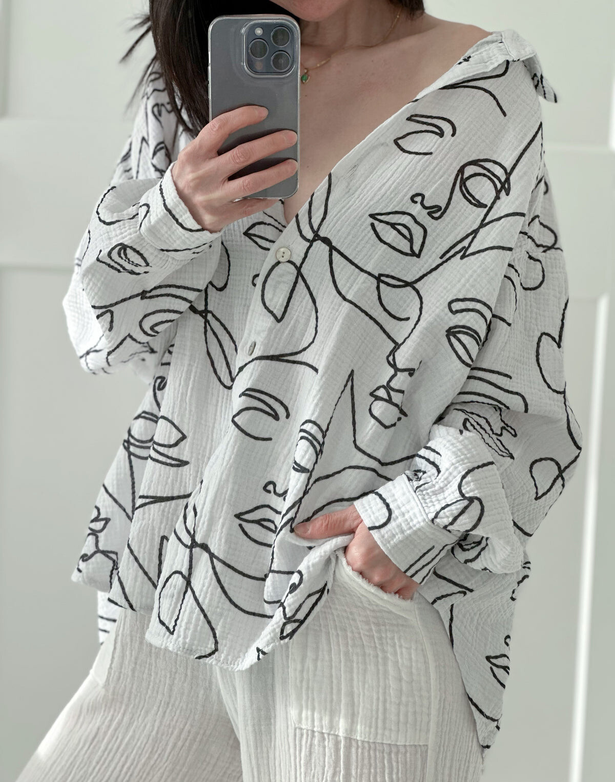Grossiste Sweetissima - Chemise imprimée pour femmes