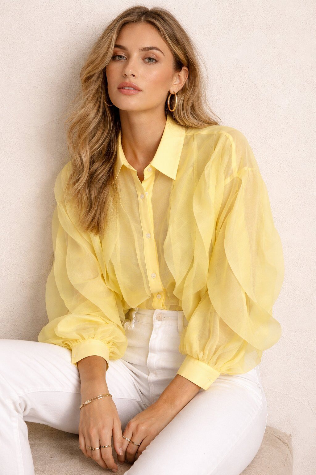Grossiste Sweetissima - Chemise à grands volants